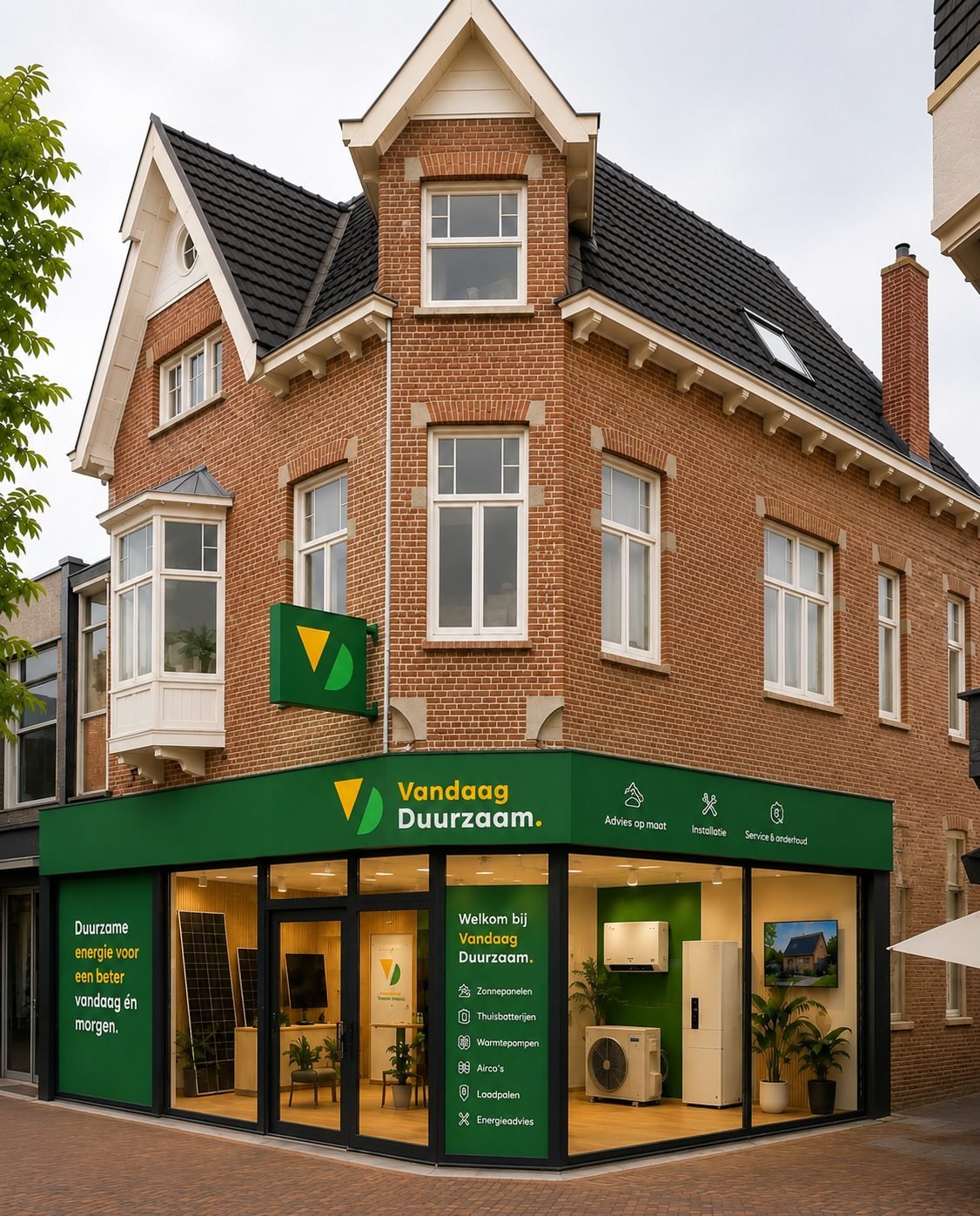 Impressie van de Vandaag Duurzaam-winkel aan de Landstraat 35 in Delfzijl